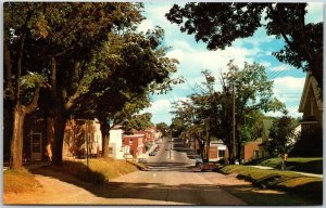 Postcard Georgetown Ontario c1960s Main Street Looking East Halton Hills