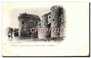 Old Postcard Old Dinan Chateau de la Duchesse Anne