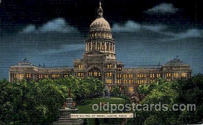 Austin, Texas, USA United States State Capital Building Postcard Post Card  A...