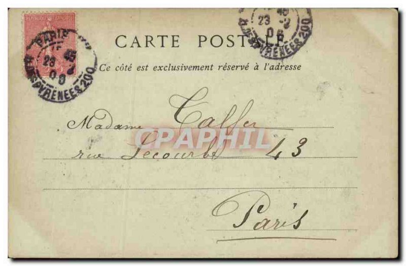 Old Postcard Darnetal L Church From Long Peacock