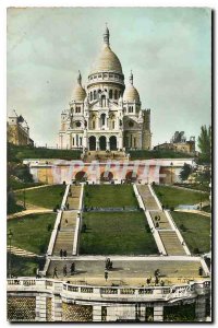 Old Postcard Paris The Sacre Coeur Basilica