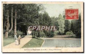 Postcard Old Tournan Etang d & # 39Hermieres