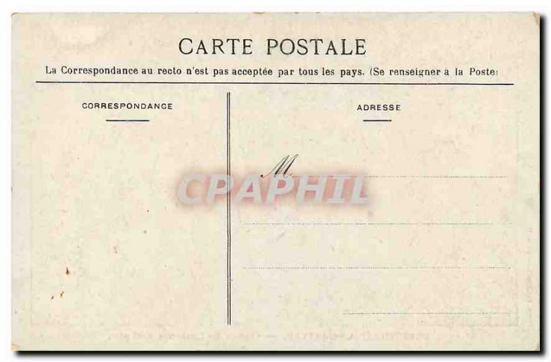 Old Postcard Gerbeviller Martyr Chateau des Lambertye Riviera Park Militaria