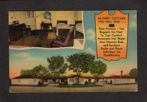 OK New Plaza Court Motel Hugo Oklahoma City Postcard Joseph F Neece