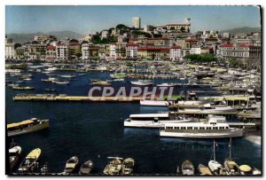 Modern Postcard The d & # 39Azur Riviera Cannes Harbor And The Suque Views Du...