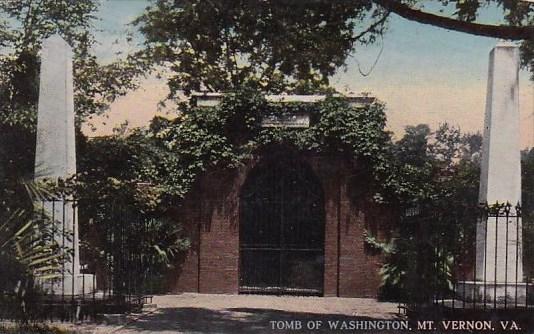 Tomb Of Washington Mount Vernon Virginia 1947