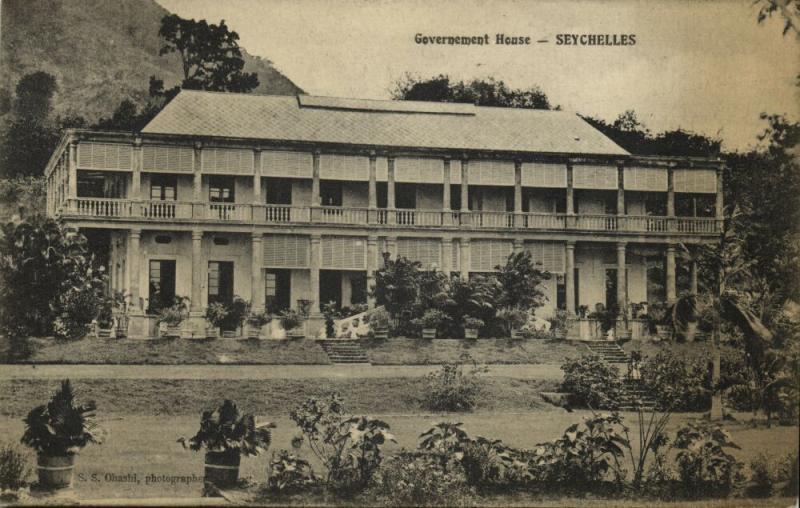 seychelles, Governement House (1920s) 