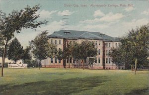 Iowa Sioux City Main Hall Morningside College 1910