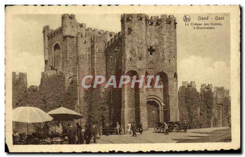 Postcard Old Gent Ghent The Castle of the Counts S Gravensteen