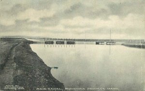 Minidoka Project Idaho Main Canal Thompson C-1910 Postcard 21-8073