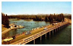 Postcard BRIDGE SCENE Cody Wyoming WY AR9732