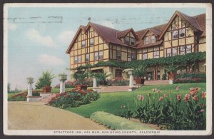 California Stratford Inn, Del Mar, San Deigo County pm1920 Photostint ~ WB