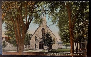 Vintage Postcard 1907-1915 St. Joseph's Church, Bound Brook, New Jersey (NJ)