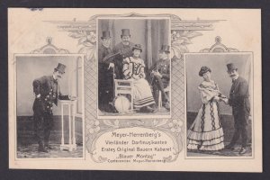 Vintage postcard Germany Music Farmers' Cabaret Blue Monday
