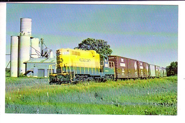 Hillsdale County Railway, Freight Train,  Michigan,