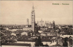 CPA CREMONA Panorama ITALY (805267)