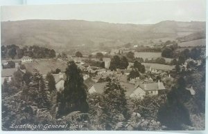 Vintage Antique Postcard Devon Lustleigh Panoramic Aerial View 1920s New Unused