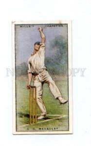 166949 George MACAULAY English cricketer who played cricket