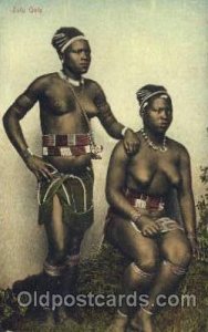 Zulu Girls African Nude Unused 