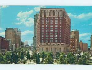 Unused Pre-1980 HILTON HOTEL Detroit Michigan MI c0590
