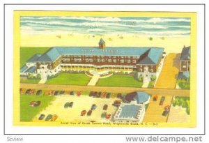 Aerial View of Ocean Terrace Hotel, Wrightsville Beach, North Carolina, 30-40s