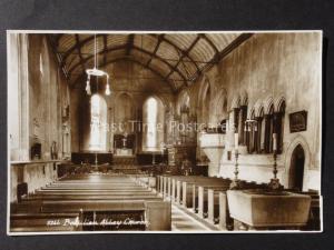 Hampshire: Beaulieu Abbey Church & Font c1951 RP Postcard