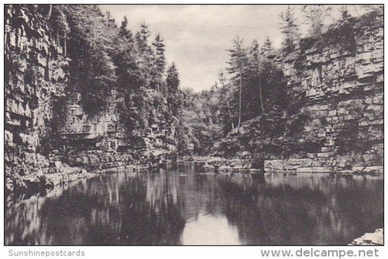 The Pool Ausable Chasm New York Albertype