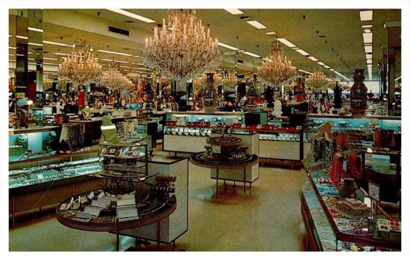 Pennsylvannia Allentown , Interior Jewelry  Department Store Hess's