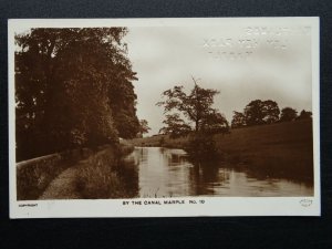 Cheshire MARPLE The Canal sent from LEY HAY PARK c1910 RP Postcard by Grenville