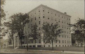 Augusta Maine ME New Augusta House Real Photo c1910 Vintage Postcard