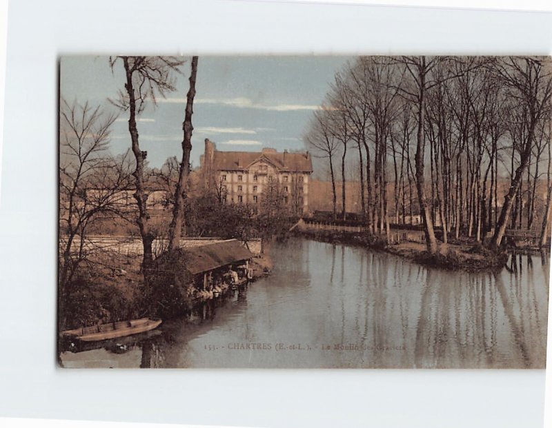 Postcard Le Moulin des Graviers Chartres France