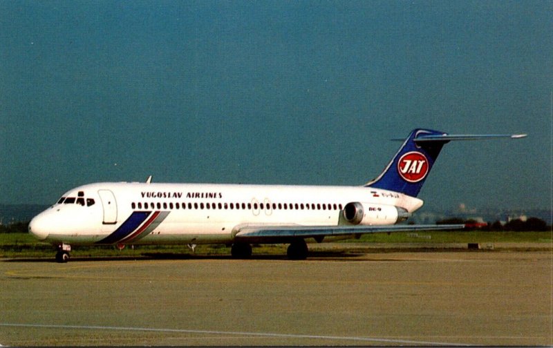 Airplanes JAT Yugoslav Airlines McDonnell Douglas DC-9-32 Orly Airport Paris ...