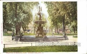 Fountain in Bayliss Park - Council Bluffs, Iowa IA  