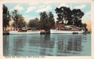 J70/ Port Clinton Ohio Postcard c1910 Yachts and Yacht Club 313