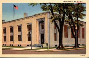 Illinois Moline Post Office Curteich