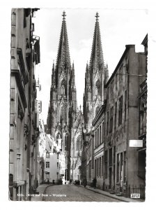 Germany Cologne Cathedral Koln Dom Westside Kessel Real Photo 4x6 Postcard RPPC