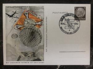 1941 Berlin Germany Patriotic Postcard cover Air Forces our flags is the victory