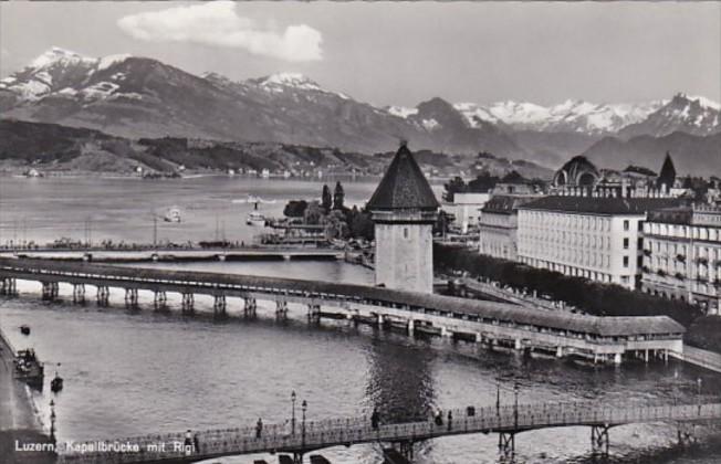 Switzerland Luzern Kapellbruecke Photo