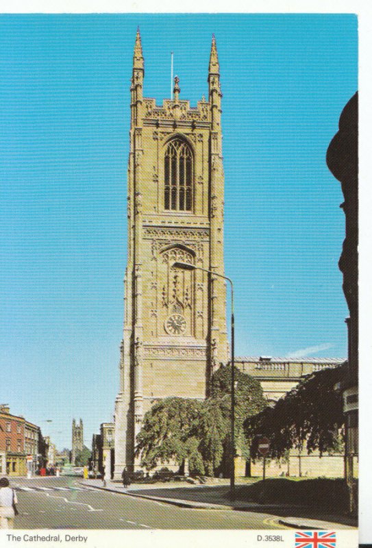 Derbyshire Postcard - The Cathedral - Ref TZ5364