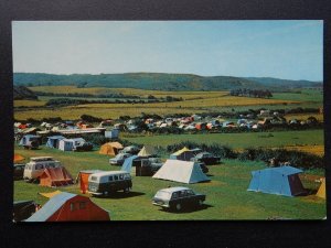 Norfolk East Runton WOODHILL CAMPING SITE c1970s Postcard by Jarrold