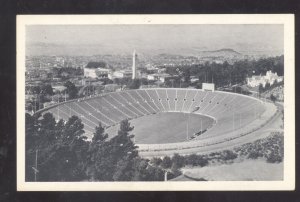 BERKELEY CALIFORNIA BEARS FOOTBALL STADIUM AERIAL VIEW VINTAGE POSTCARD