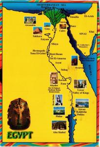 CPM EGYPTE Map of Egypt (343537)