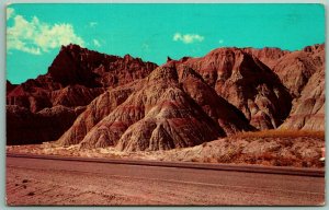 Excellent Highway US 16  Bad Lands South Dakota SD Chrome Postcard H10