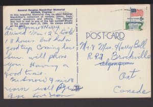 Virginia NORFOLK General Douglas MacArthur Memorial pm1971 - Chrome
