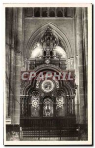 Old Postcard Beauvais Oise the Cathedral Astronomical Clock