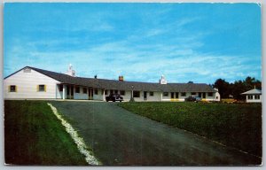 Portland Maine 1950s Postcard Dysart's Travelodge Motel
