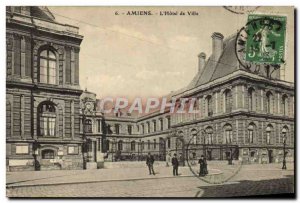 Old Postcard Amiens L & # 39Hotel City