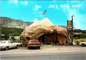 Orderville, UT Utah JOE'S ROCK SHOP~Joe Caruso ROADSIDE Kane County 4X6 Postcard