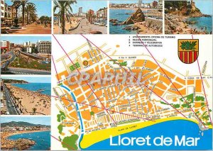 Postcard Modern Lloret de Mar, Costa Brava