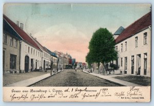 Germany Postcard Greetings from Barntrup in Lippe Middle Street 1906 Posted
